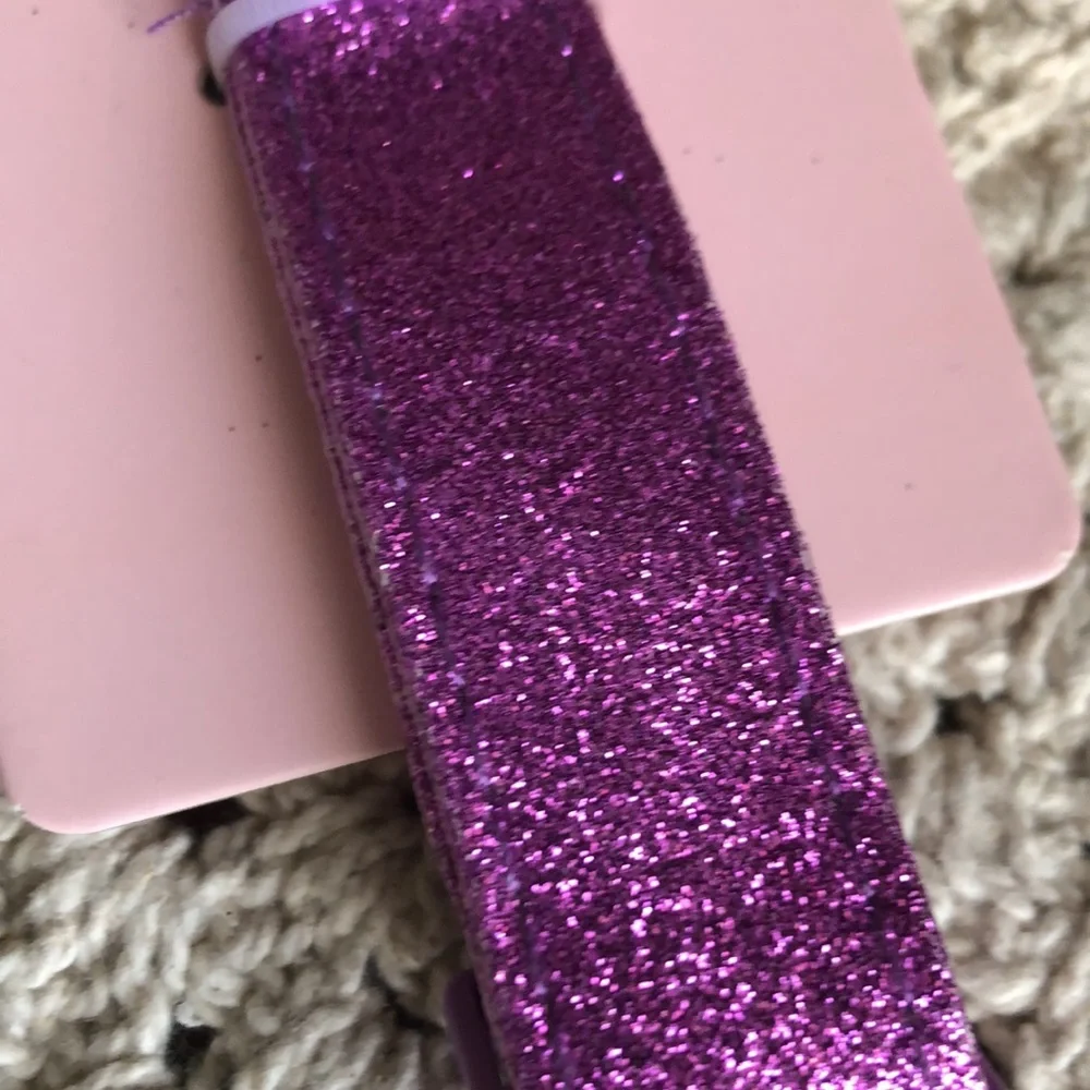 Paris Hilton Sparkly Purple Dog Collar SIZE M